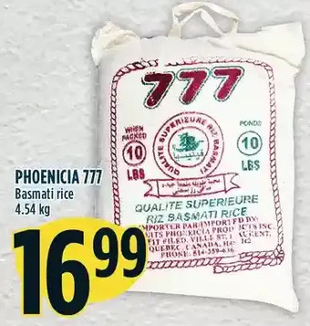 Marché Adonis Phoenicia 777 basmati rice offer