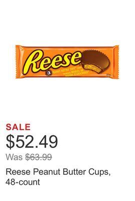 Costco Reese peanut butter cups, 48-count offer