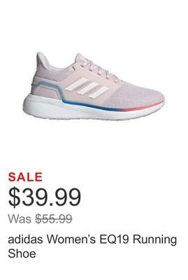 Costco Adidas women's eq19 running shoe offer