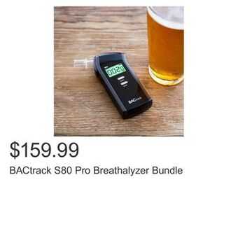 Costco Bactrack s80 pro breathalyzer bundle offer
