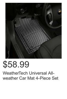 Costco Weathertech universal all-weather car mat 4-piece set offer