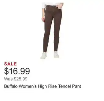 Costco Buffalo women's high rise tencel pant offer