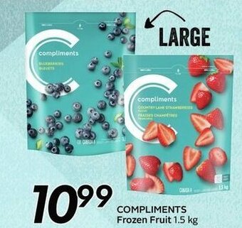 Safeway Compliments frozen fruit offer