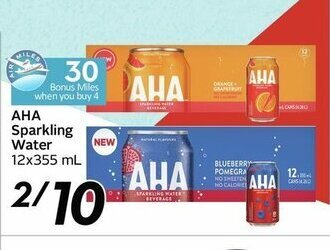 Safeway Aha sparkling water offer