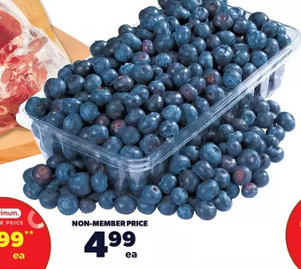 Real Canadian Superstore Blueberries 18 oz clamshell offer