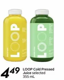 Safeway Loop cold pressed juice selected offer