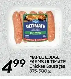 Safeway Maple lodge farms ultimate chicken sausages offer