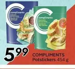 Safeway Compliments potstickers offer