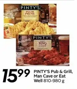 Safeway Pinty's pub & grill, man cave or eat well offer