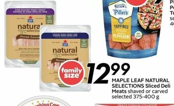 Safeway Maple leaf natural selections sliced deli meats offer