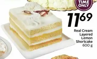 Safeway Real cream layered lemon shortcake offer