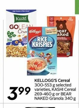 Safeway Kellogg's cereal offer