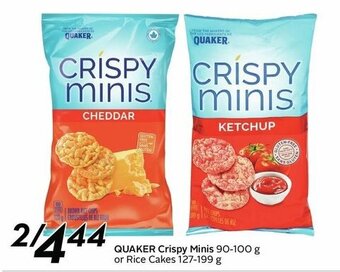 Safeway Quaker crispy minis offer