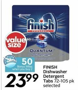 Finish dishwasher detergent tabs