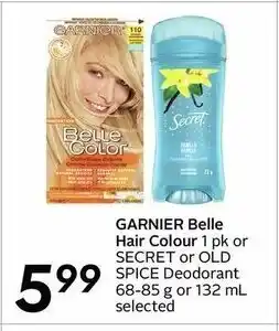 Safeway Garnier belle hair colour offer