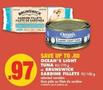 No Frills Ocean's light tuna offer