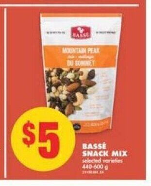 No Frills Bassé snack mix offer