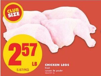 No Frills Chicken legs offer