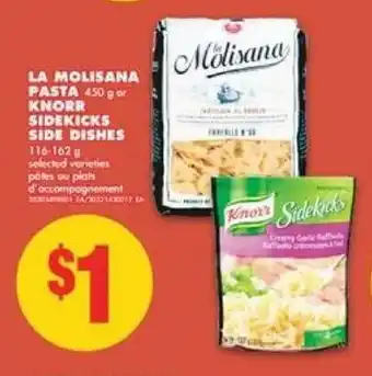 No Frills La molisana pasta knorr sidekicks side dishes offer
