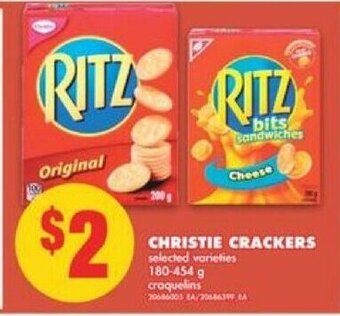 No Frills Christie crackers offer