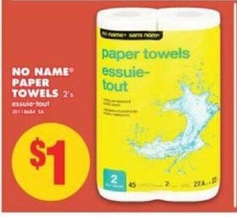 No Frills No name paper towels offer