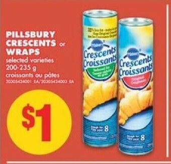 No Frills Pillsbury crescents wraps offer