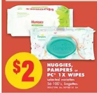 No Frills Huggies, pampers or PC offer