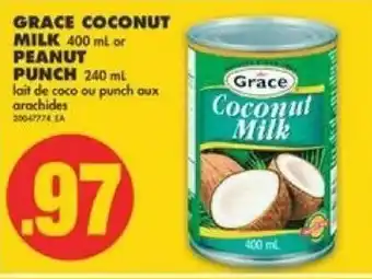 No Frills Grace coconut milk peanut punch offer