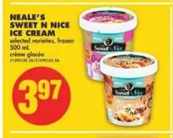 No Frills Neale's sweet n nice ice cream offer