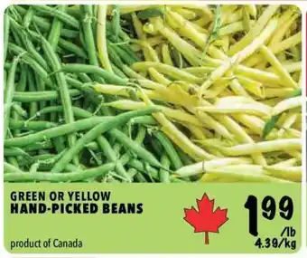 Farm Boy Green or yellow hand-picked beans offer