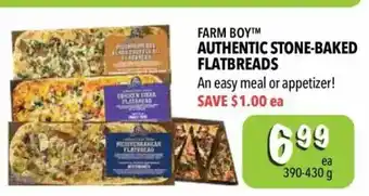 Farm Boy Authentic stone-baked flatbreads offer
