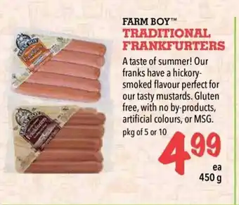 Farm Boy Traditional Frankfurters offer