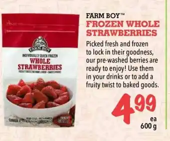 Farm Boy Frozen Whole Strawberries offer