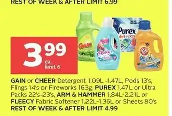 Rexall Gain or Cheer offer