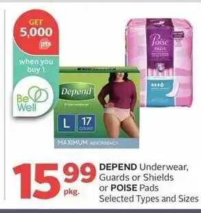 Rexall Depend Underwear Guards offer