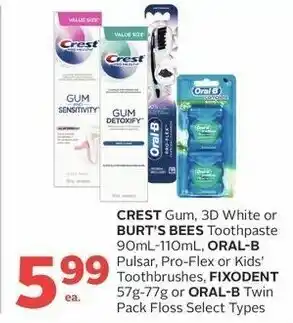 Rexall Crest Gum offer