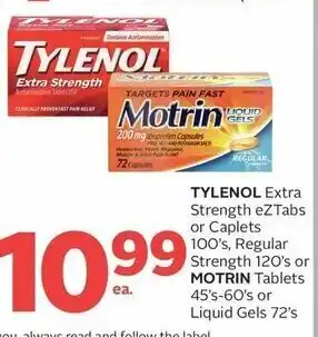 Rexall Tylenol, Motrin offer