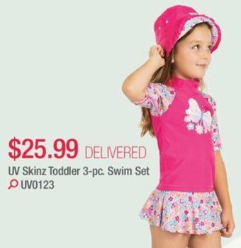 Costco UV skinz toddler 3-pc. swim set offer