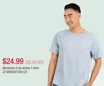 Costco Mondetta 2-pk active t-shirt offer