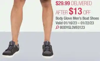 Costco Body glove men's boat shoes offer
