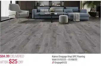Costco Kairos enagage vinyl SPC flooring offer