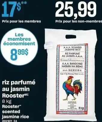 Provigo Rooster Scented Jasmine Rice 8 kg offer