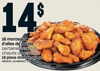 Provigo 16 piece Chicken Wings offer