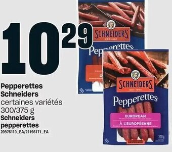 Provigo Schneiders Pepperettes 300/375 g offer