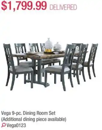Costco Vega 9-pc Dining room set offer