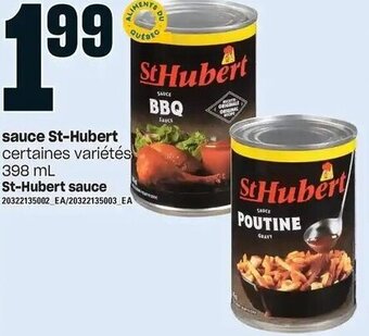 Provigo St-Hubert Sauce 398ml offer