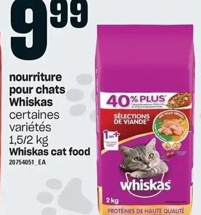 Provigo Whiskas Cat Food offer