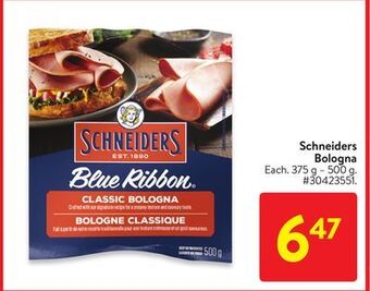 Walmart Schneiders bologna offer