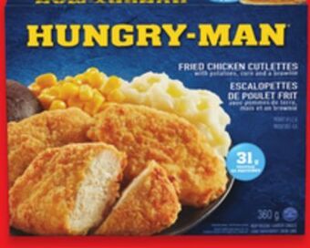 Walmart Hungry-man frozen entrees offer