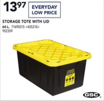 Lowe's Gsc storage tote with lid offer